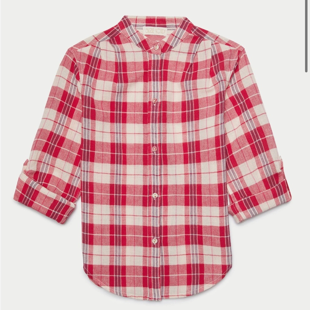 Suzie Kondi Koubi Blouse XS red plaid